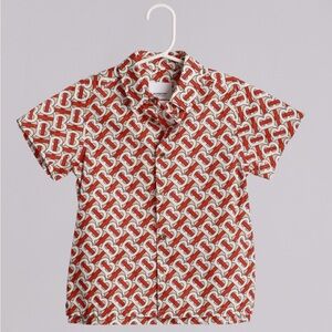 Burberry Boys Desmond Monogram Print Shirt